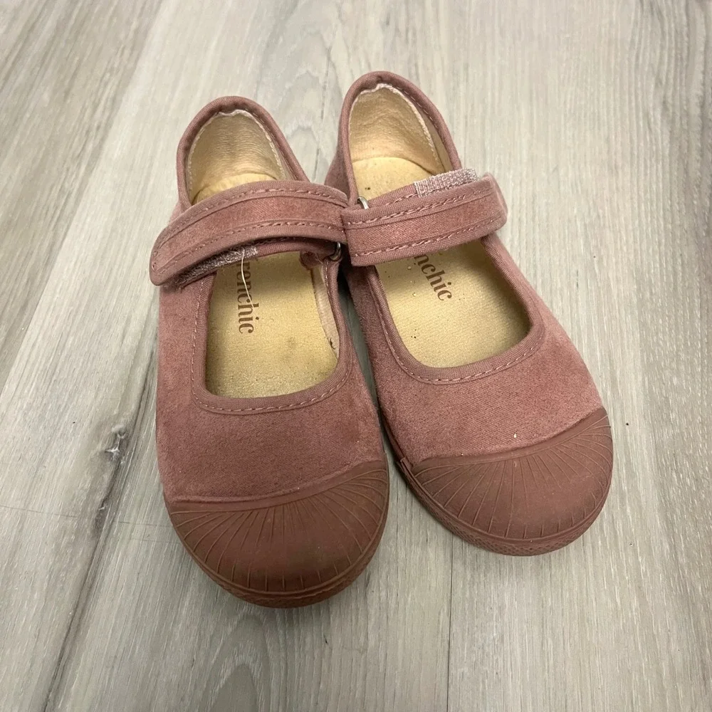 Childrenchic Mauve Canvas Mary Jane Shoes in Kids Size 24 / US 8